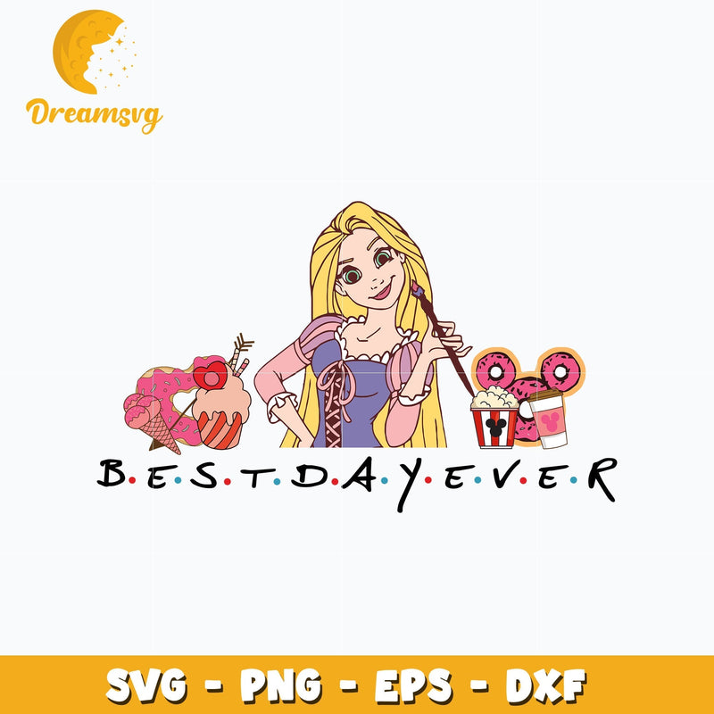 Princess Rapunzel best day ever svg