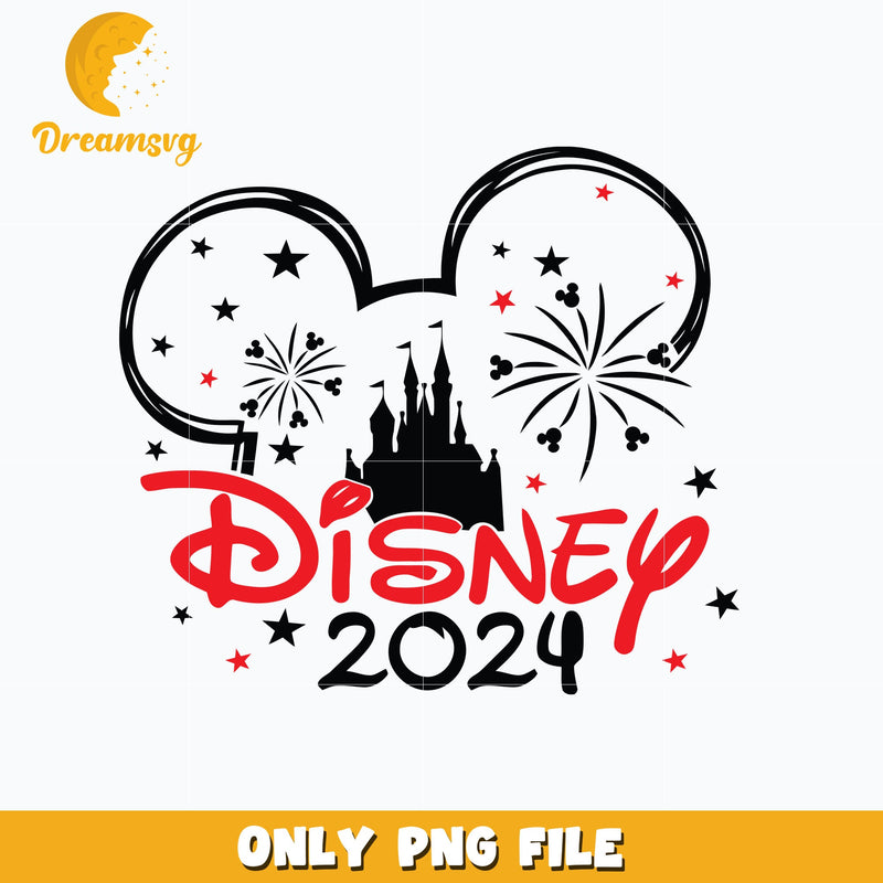 Mickey disney castle 2024 png