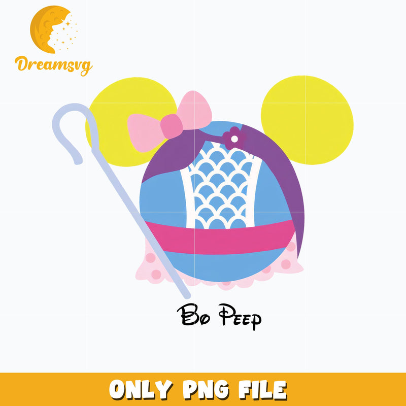 Bo Peep mouse head toy story png