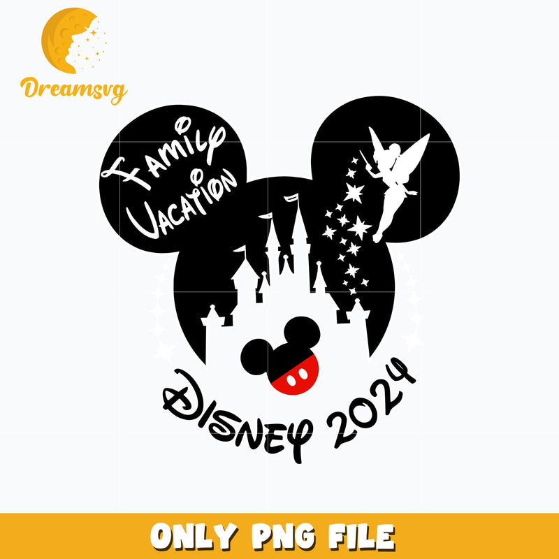 Mickey disney 2024 family vacation png