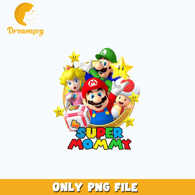 Mario bros friends super mommy png