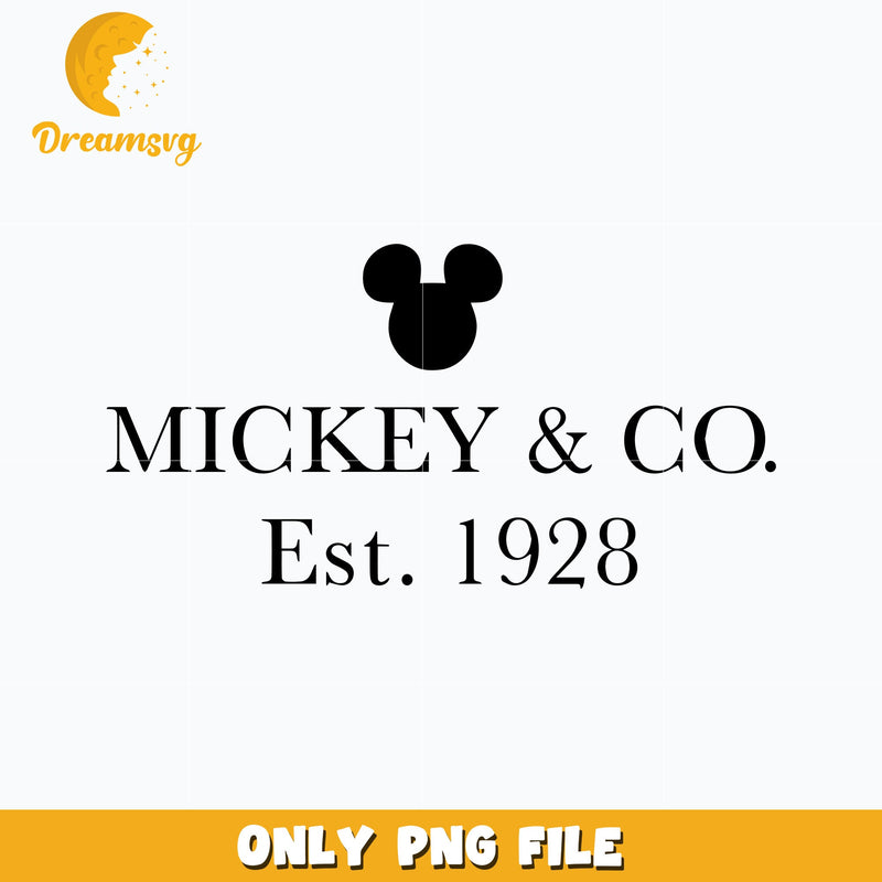 Mickey mouse co est 1928 png