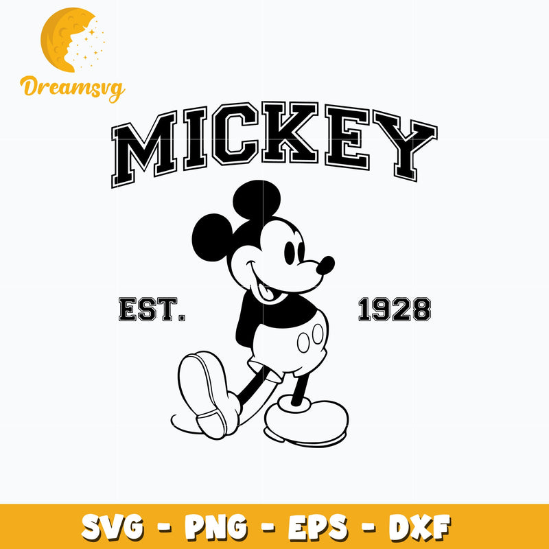 Mickey disney est 1928 svg