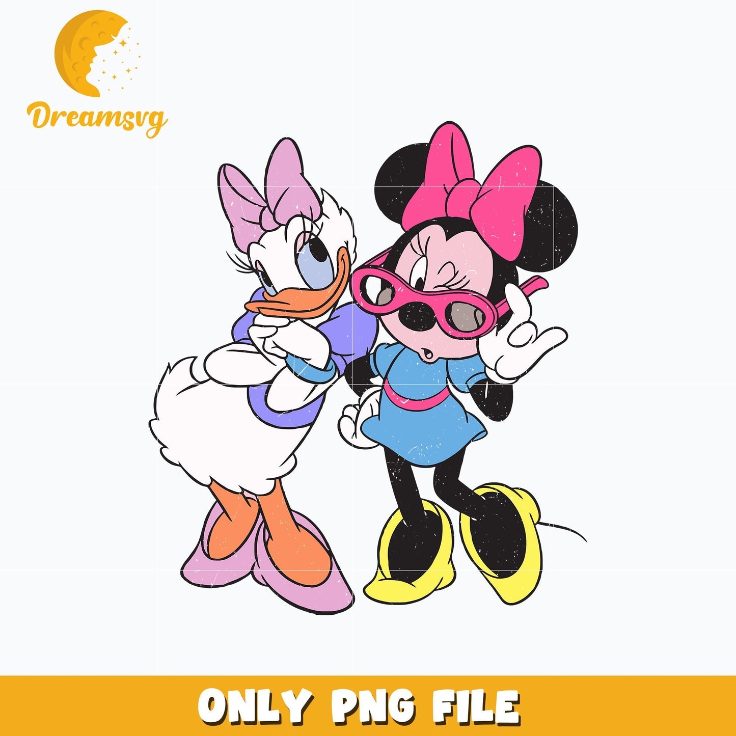 Minnie and Daisy disney girl png