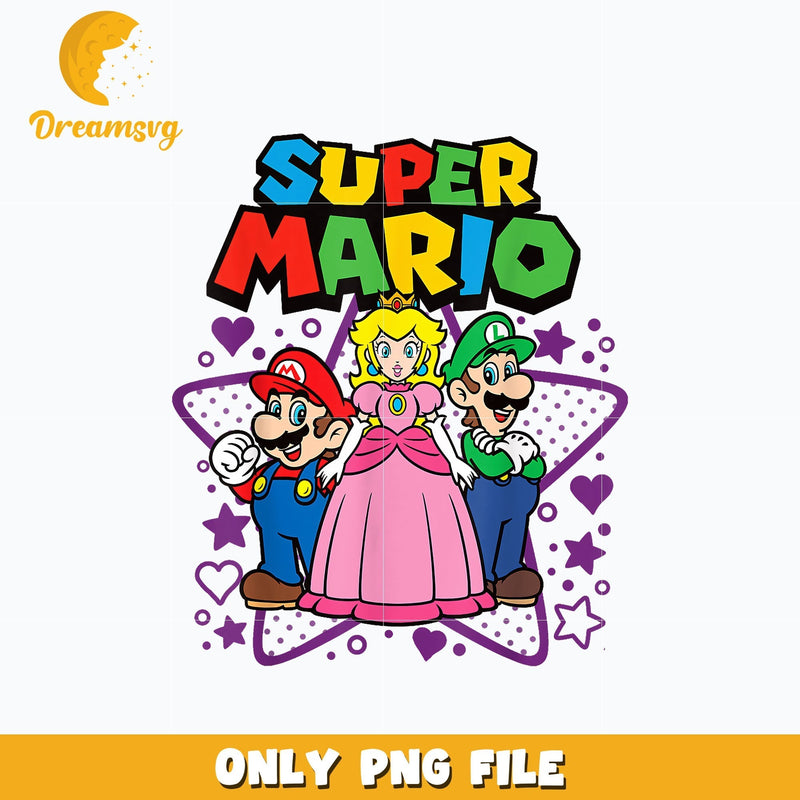 Super Mario friends cartoon png