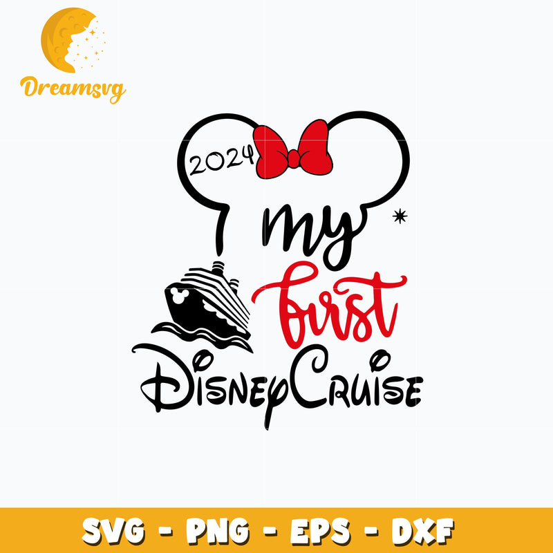 Minnie my first disney cruise svg