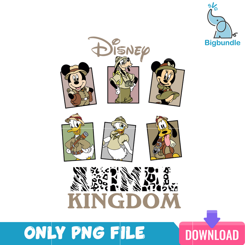 Mickey Disney Animals Kingdom PNG