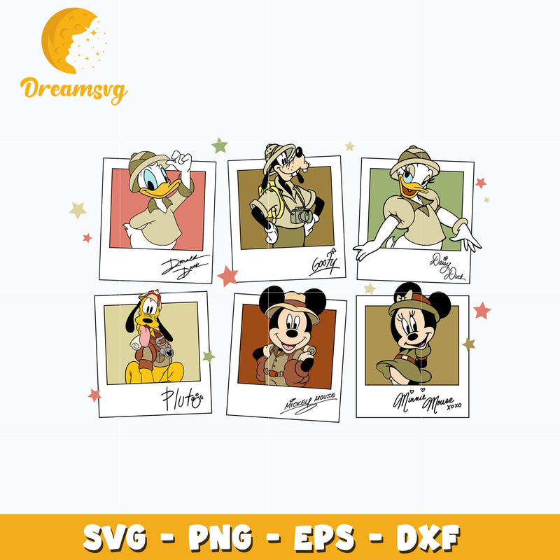 Mickey friends wild svg