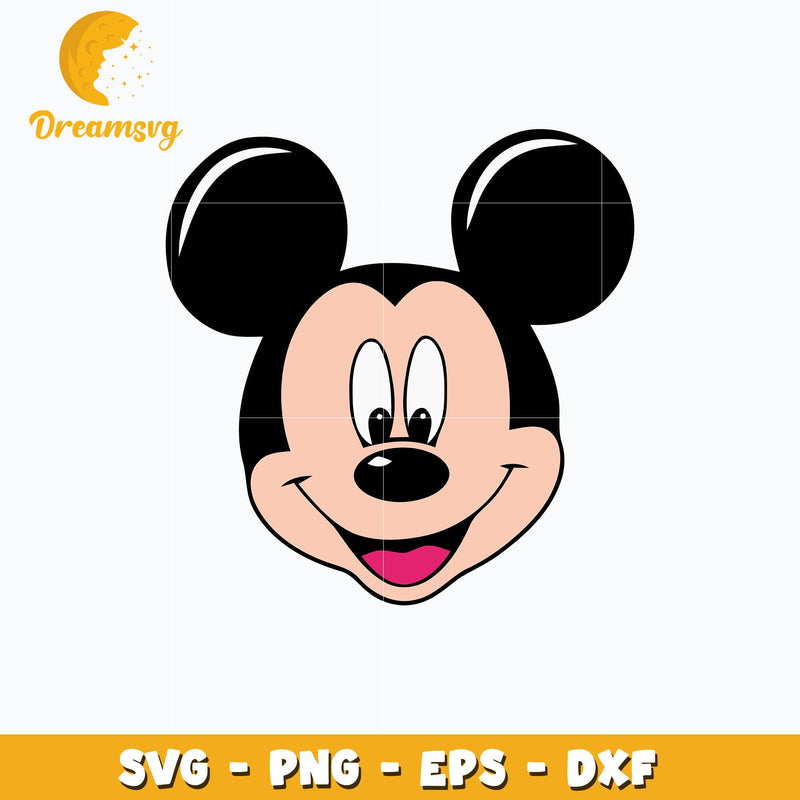 Mickey mouse head svg