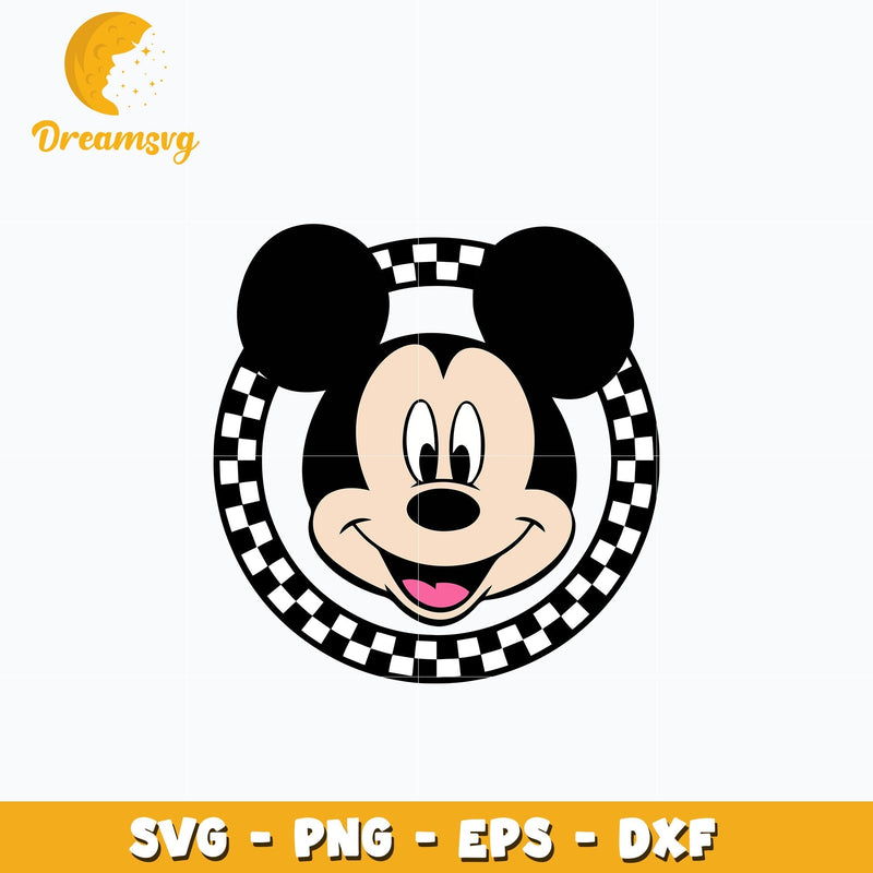 Mickey disney head svg