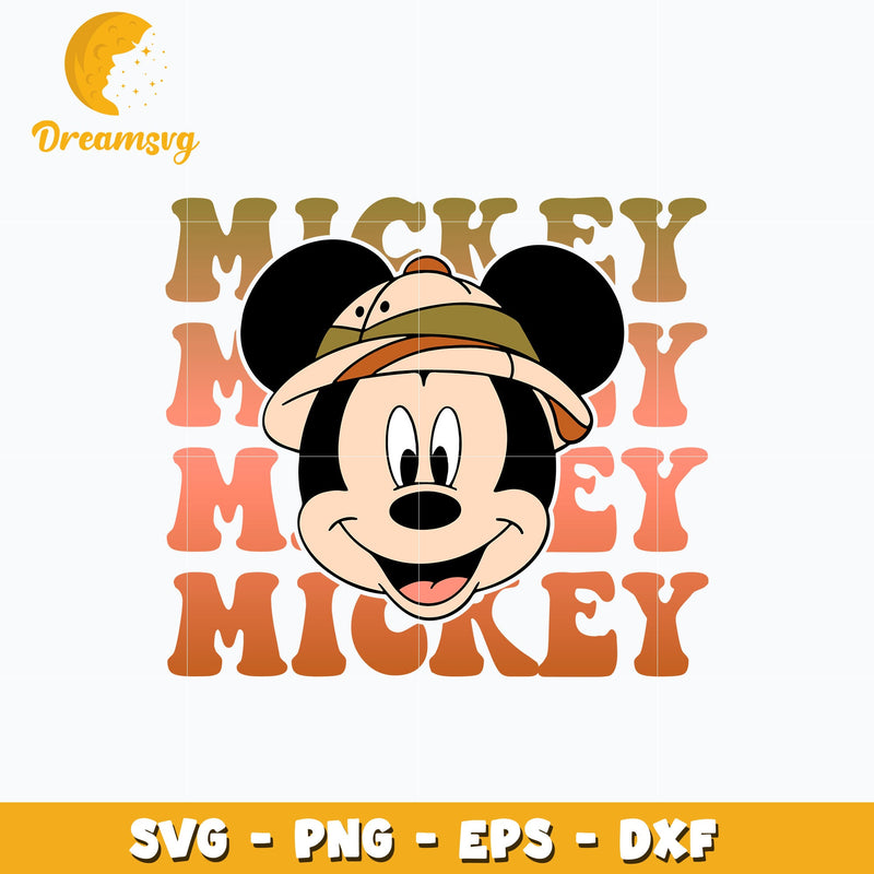 Mickey mouse disney wild svg