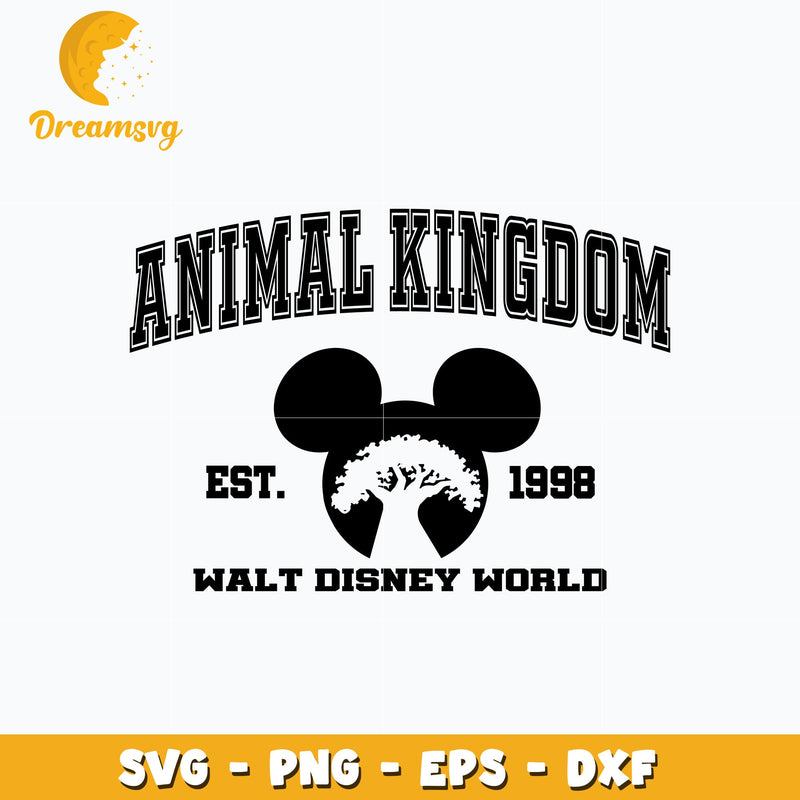 Mickey animal kingdom est 1998 svg