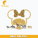 Minnie disney head animal kingdom png