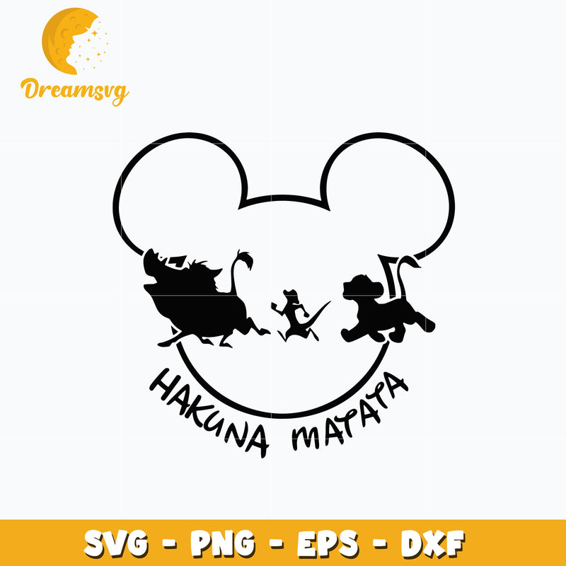 Mickey disney hakuna matata svg