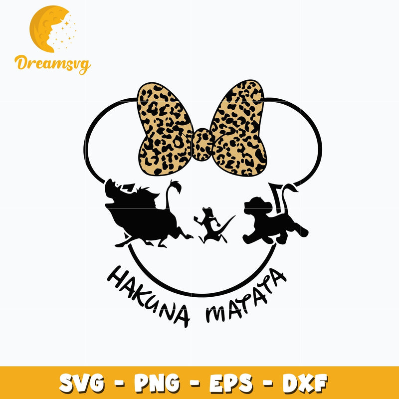 Minnie disney hakuna matata svg