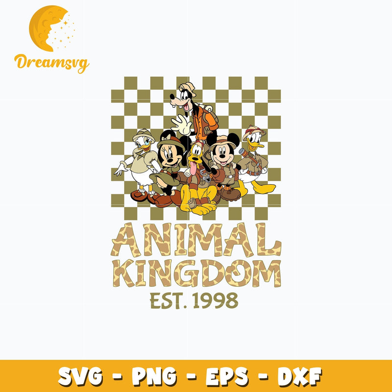 Mickey animal kingdom est 1998 svg