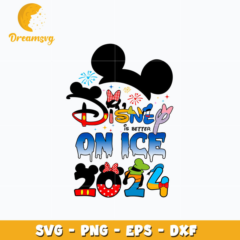 Mickey disney on ice 2024 svg