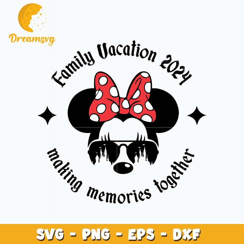 Minnie making memories together svg