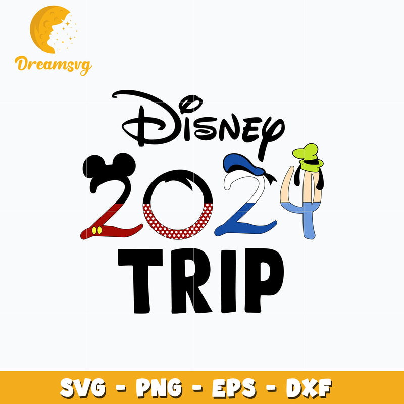 Mickey mouse disney 2024 trip svg