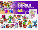 Muppet Babies SVG Bundle, Muppets SVG, Muppet Babies Cricut Designs, Muppet Babies Clipart