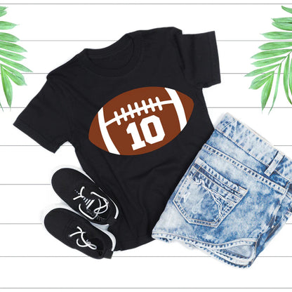 Football Numbers SVG Bundle, Cliparts for Cricut / Silhouette