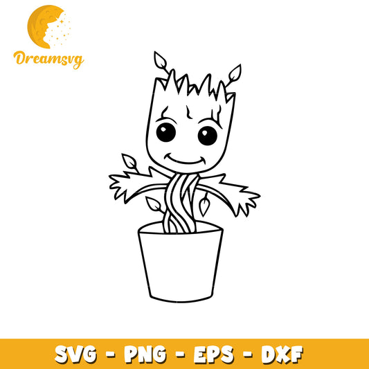 Baby Groot SVG Cut File Bundle