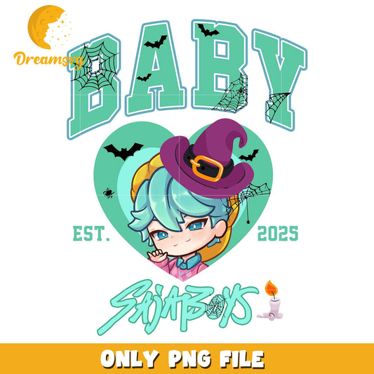 Baby Saja Boys Halloween png, trick oe treat png, halloween era png