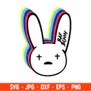 Bad Bunny Svg, Yo Perreo Sola Svg, Bad bunny logo Svg, El Conejo Malo Svg, Cricut, Silhouette Vector Cut File