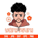 Bad Bunny Yonaguni Layered Svg, Bad Bunny Yonaguni Song Svg, Bad bunny logo Svg, Amime Svg, Cricut, Silhouette Vector Cut File