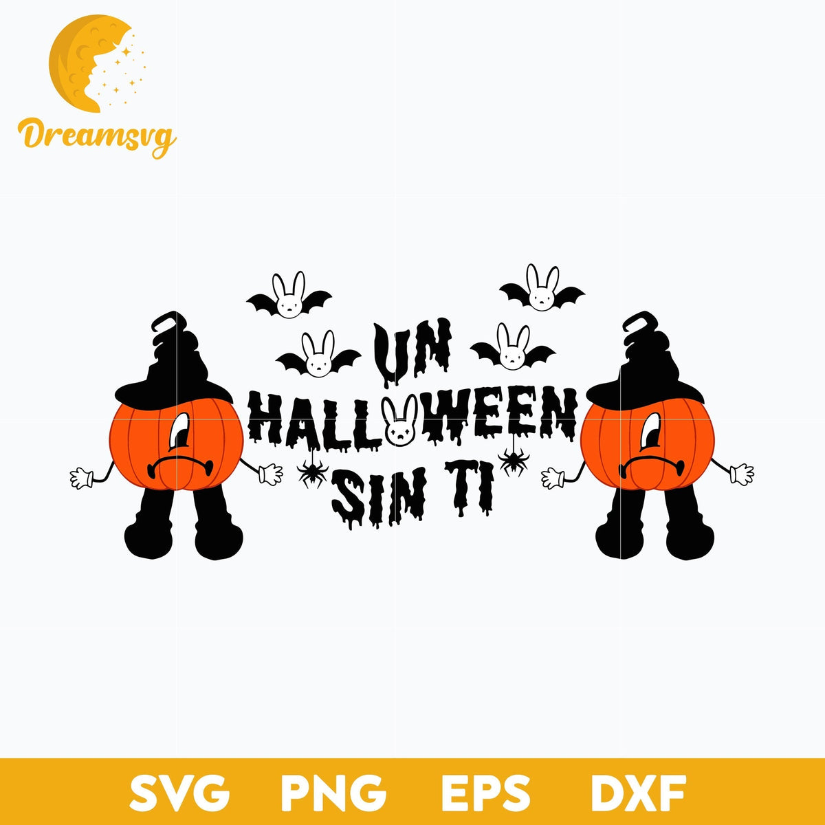 Bad Bunny Halloween Svg, Un Verano Sin Ti Halloween Svg, Bad Bunny Svg, Halloween Svg, png, dxf, eps digital file