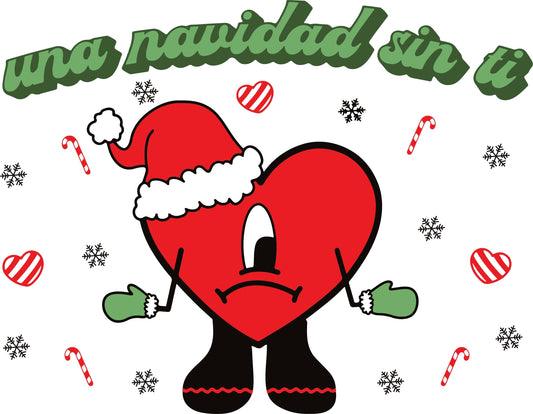 Bad bunny christmas svg, png, eps,dxf CRM27102203