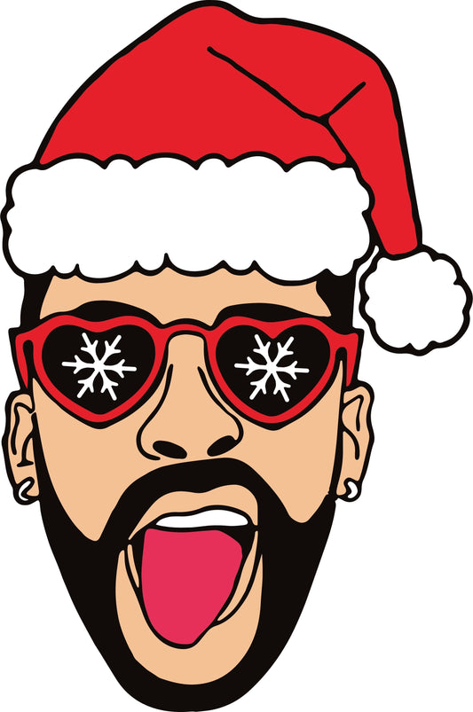 Bad bunny christmas svg, png, eps,dxf CRM27102208