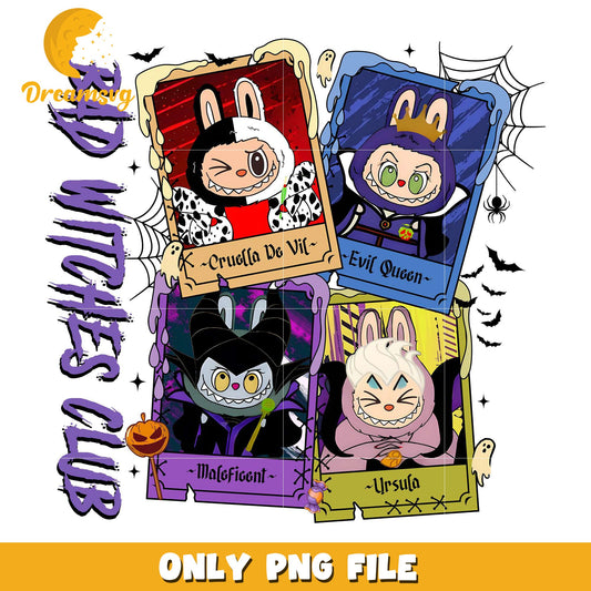 Bad witches club png, halloween wallpaper png, halloween decorations png