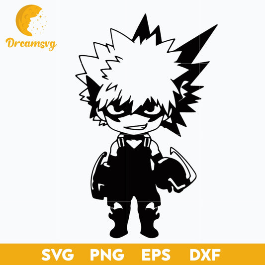 Bakugo Katsuki Svg, My Hero Academia Svg, Boku No Hero Academia Svg, file for cricut, Anime svg, png, eps, dxf digital download