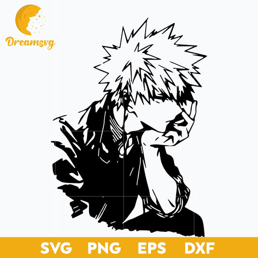 Bakugou Svg, Bakugo Katsuki Svg, Class 1 A Student Svg, My Hero Academy Svg, file for cricut, Anime svg, png, eps, dxf digital download