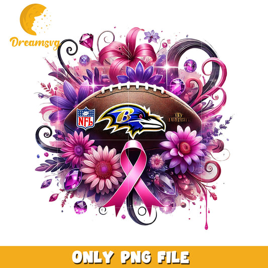 Baltimore ravens flowers png, nfl football png, nfl playoffs png