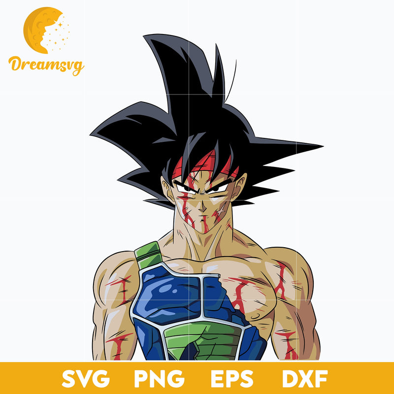 Bardock Svg, Dragon Ball Svg, Bardock Anime Svg, Dragon Ball Super Svg, file for cricut, Anime svg, png, eps, dxf digital download