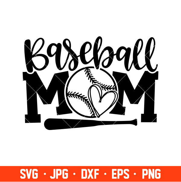 Baseball Mom Svg, Mom Life Svg, Mother’s Day Svg, Baseball Svg, Cricut, Silhouette Cut File