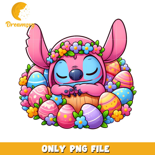 Beautiful angel easter day png, easter eggs png, cartoon png