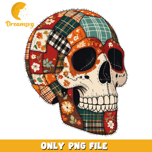 Beautiful autumn skull design png, halloween disney png, disney characters png