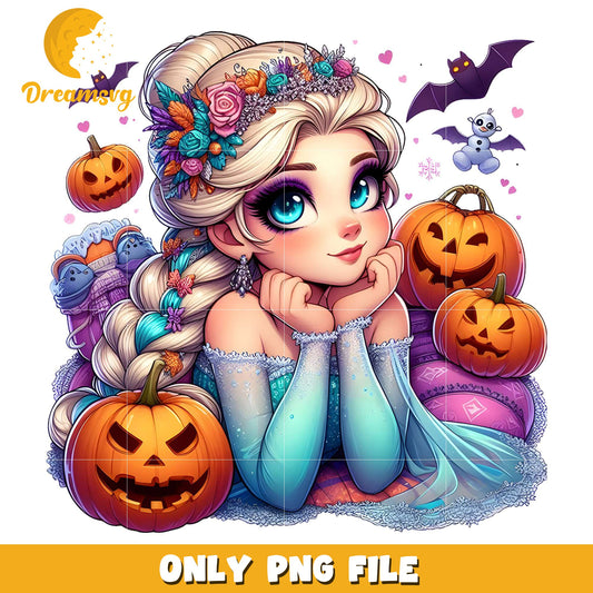 Beautiful elsa png, halloween toys png, cartoon characters png