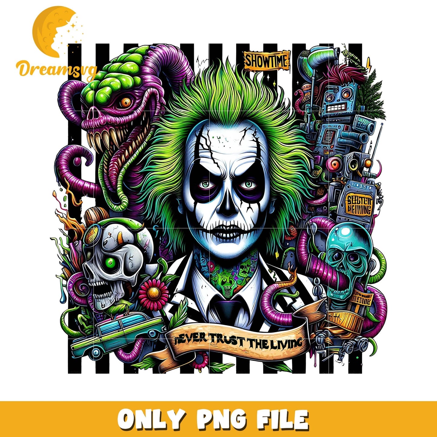 Beetlejuice never trust living png, Beetlejuice halloween movies png