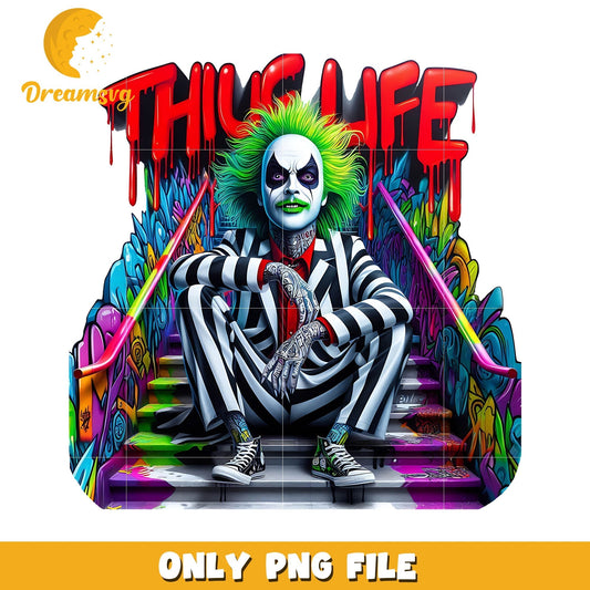 Beetlejuice thug life png, Beetlejuice halloween movies png