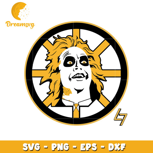 Beetlejuice face svg, horror characters svg, Beetlejuice svg