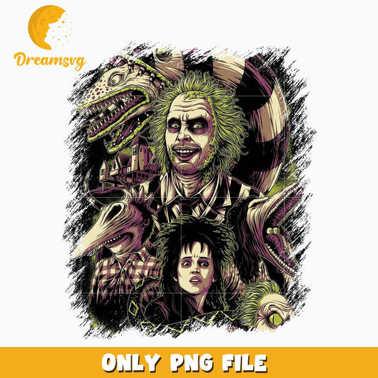 Beetlejuice halloween png, Halloween png, Digital download.