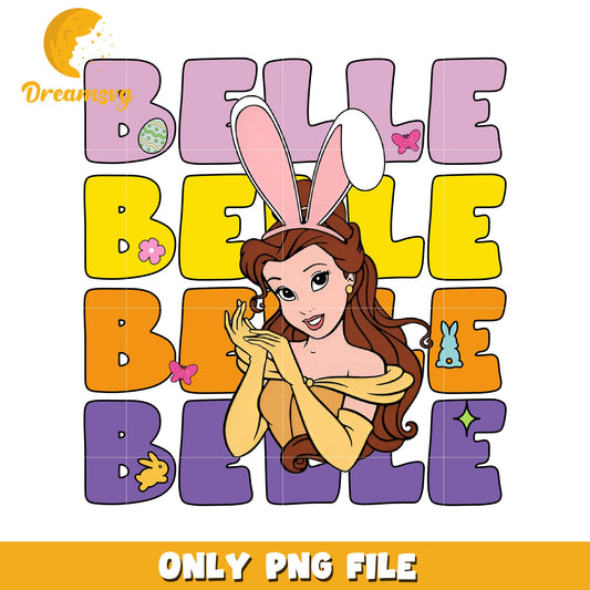 Belle Easter Bunny PNG Image Download