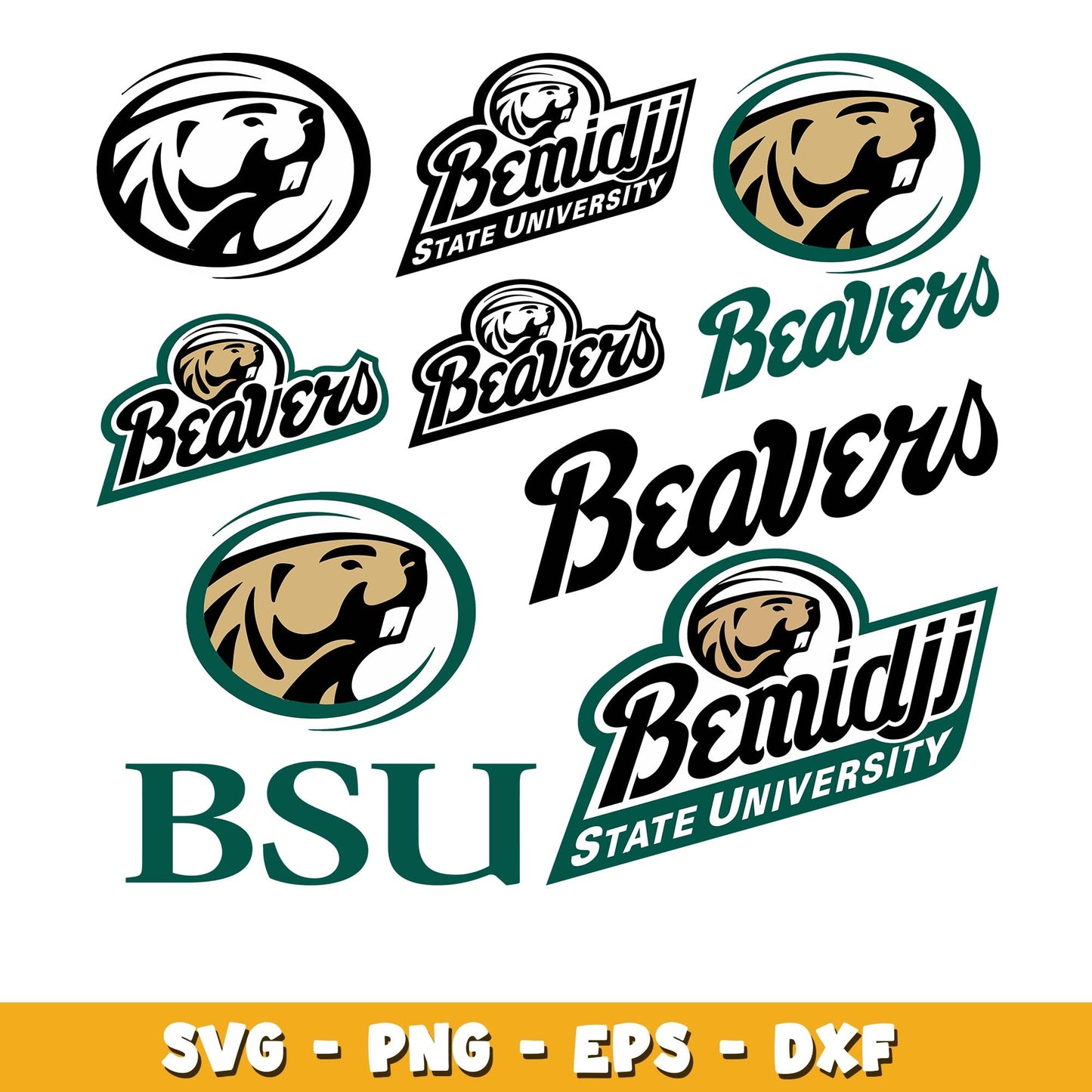 Bemidji State Beavers Bundle svg,  Bemidji State Beavers  logo svg, ncaa svg