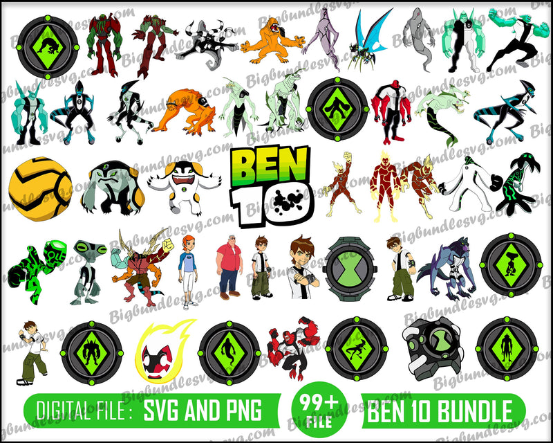 Ben 10 svg bundle - Digital download