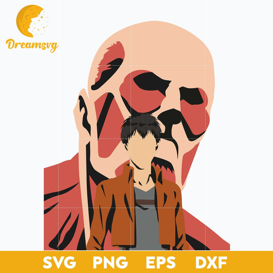 Bertholdt Hoover Svg, Attack On Titan Svg, Bertholdt Anime Svg, file for cricut, Anime svg, png, eps, dxf digital download