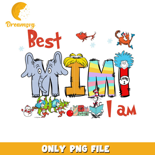 Best Mimi PNG Seuss Christmas Design